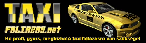 Profi taxifóliázás szuper áron